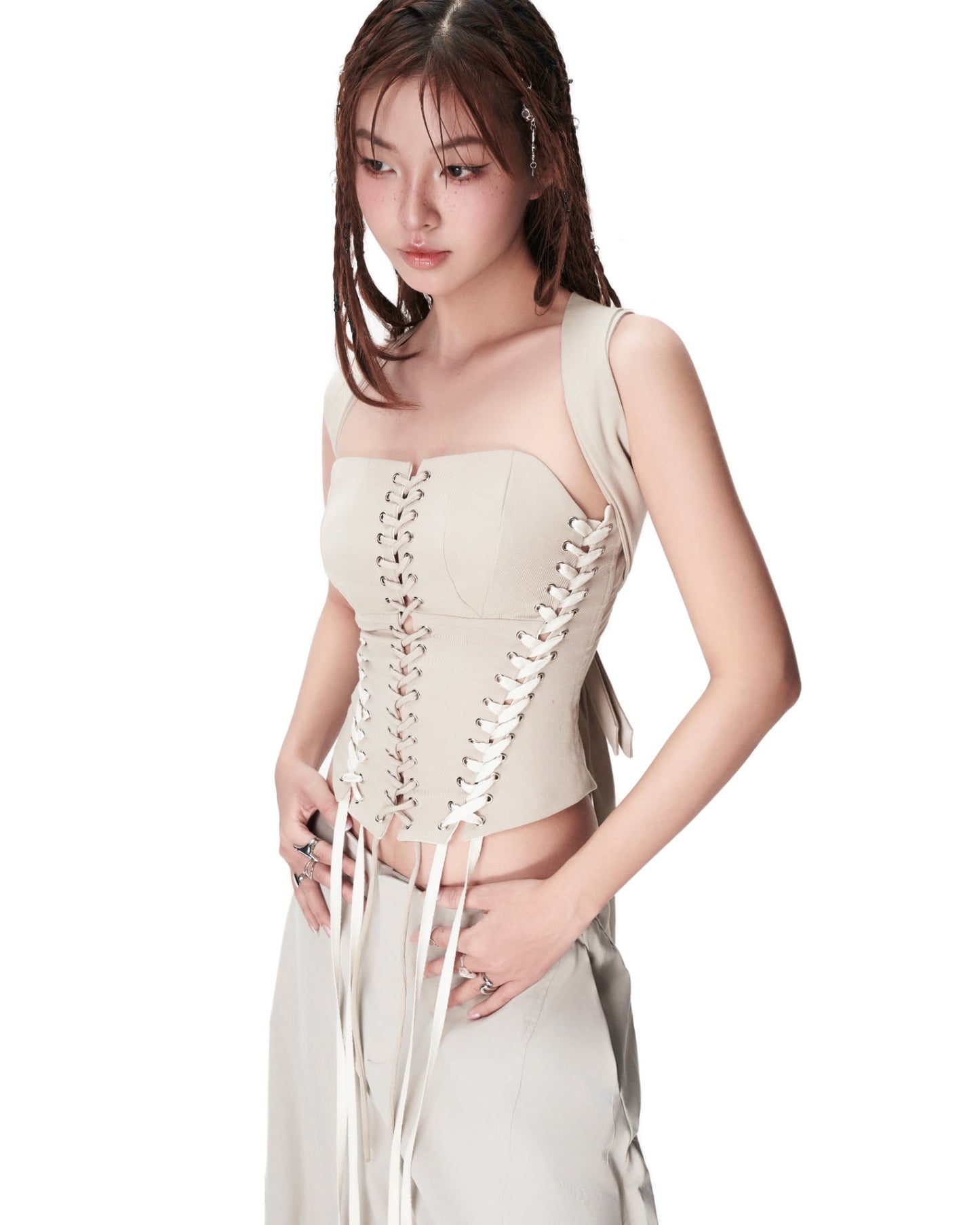 Panacea Top (Beige) — Bunnyhill