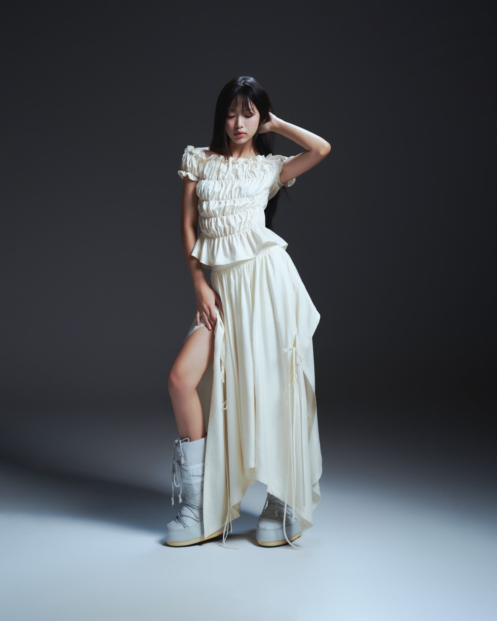 Twyla Skirt (Ivory) — Bunnyhill