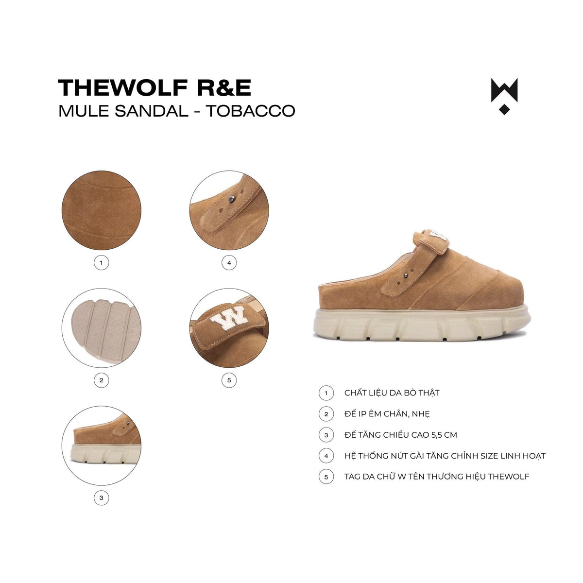 The Wolf R&E Mule 涼鞋 圖 8